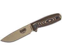 ESEE Modèle 4 Lame Desert Tan, 3D Coyote/Noir G-10 4PDT-005