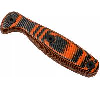 ESEE Xancudo orange/noir manche G-10 3D sans trou XAN2-HANDLE