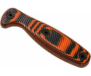ESEE Xancudo orange/noir manche G-10 3D sans trou XAN2-HANDLE