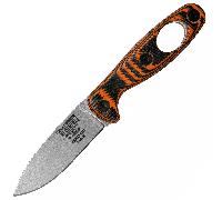 ESEE, Xancudo S35V, manche G-10 3D orange/noir avec trou, étui noir XAN1-006