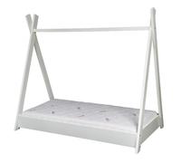 Esemble Matelas Standard+Lit Tente 160x80cm Blanc