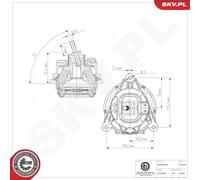 ESEN SKV 75SKV163 Support moteur pour BMW