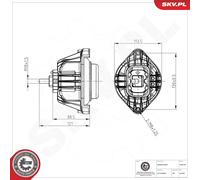 ESEN SKV 75SKV247 Support moteur pour BMW