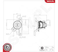 ESEN SKV 75SKV294 Support moteur pour FORD,VOLVO
