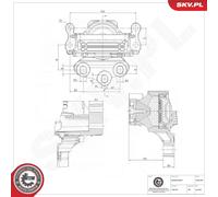 ESEN SKV 75SKV340 Support moteur pour FORD