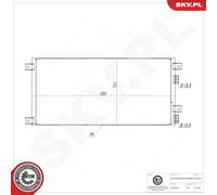 ESEN SKV 86SKV514 Condenseur, climatisation