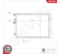 ESEN SKV 86SKV526 Condenseur, climatisation pour HYUNDAI