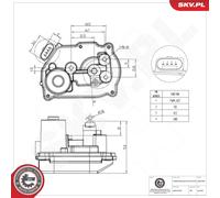 ESEN SKV 95SKV458 Électrovanne de turbo