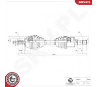 Essieu moteur ESEN SKV 40SKV004