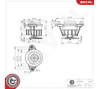 Esen Skv Support Moteur De Chaque Côté Pour Mercedes-Benz E-Class