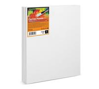 ESENG® Grand carton à peindre, 8 pièces, 60x80 cm, 100% coton, 4mm d'épaisseur, 280g/m², Canvas Panel Set, carton à peindre pour peinture acrylique, peinture à l'huile