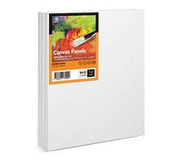 ESENG® Lot de 12 toiles à Peindre - 23x30 cm｜9x12 pouce - 100% coton sans Acide, Canvas, Panneaux de Peinture sur Toile, Pour acrylique, huile, tempera et gouache