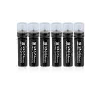 ESENG® Marqueur pour tableaux blancs Recharges MAGIC WM-218T, noir 6 cartouches