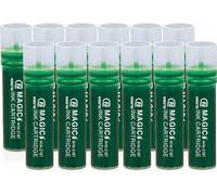 ESENG® Marqueur pour tableaux blancs Recharges MAGIC WM-218T, vert 12 cartouches