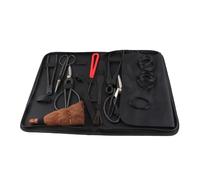 ESESE Ensemble d'outils Professionnels for bonsaï 5 pièces: sécateur en Acier Carbone, Coupe-Feuilles avec Pochette de Transport, râteau Coupe-Branches, kit Complet d'entretien for bonsaïs