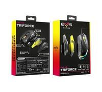 ESG M5 TRIFORCE - Souris - ergonomique - optique - 15 boutons - filaire - USB 2.0