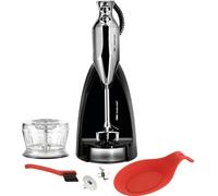 ESGE Mixeur Plongeant M 200 90580 Avec Câble En Spirale Et Accessoires Inclus Chromé Jusqu À 17 000 Tr/Min