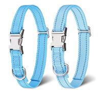 ESGPET Lot de 2 sangles réfléchissantes de rechange pour collier de chien, compatible avec presque toutes les marques et modèles de colliers électriques (bleu)
