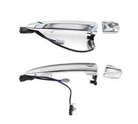 Eshgtuo Poignée Latérale Extérieure Poignée Porte Extérieure Avant Gauche Droite 806469N00A 826469N00A pour Nissan pour Sentra 2013-2016 pour Maxima 2009-2014 Poignées Porte(Front Left Right)