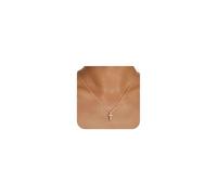 ESHIONER Collier Chrétien Plaqué 18K Or Ras de Cou Femme Croix Pendentif Chaine Latérale Catholique Religion Bijoux Cadeau