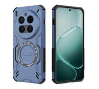 ESHUYI Coque Magnétique pour Vivo X300 Pro, Compatible MagSafe, Étui Antichoc Militaire avec Coins Airbag, Dissipation Thermique, TPU+PC Hybride, Bleu