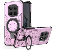 ESHUYI Coque Magnétique pour Xiaomi Redmi Note 15 4G, Compatible MagSafe, Étui Antichoc Militaire avec Coins Airbag, Support Rotatif 360°, TPU+PC Hybride, Violet