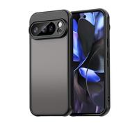 ESHUYI Coque Mate pour Google Pixel 10 Pro - Housse Antichoc Ultra Mince en PC Translucide Givrée, Bord TPU Souple, Anti-Traces de Doigts - Noir