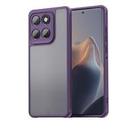 ESHUYI Coque Mate pour Motorola Edge 60 Fusion/Edge 60s/Edge 60 - Housse Antichoc Ultra Mince en PC Translucide Givrée, Bord TPU Souple, Anti-Traces de Doigts - Violet