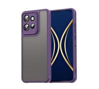 ESHUYI Coque Mate pour Motorola Edge 60 Neo/Edge 50 Neo - Housse Antichoc Ultra Mince en PC Translucide Givrée, Bord TPU Souple, Anti-Traces de Doigts - Violet