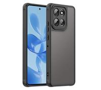 ESHUYI Coque Mate pour Motorola Moto G86 5G - Housse Antichoc Ultra Mince en PC Translucide Givrée, Bord TPU Souple, Anti-Traces de Doigts - Noir