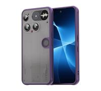 ESHUYI Coque Mate pour Nothing Phone (3) - Housse Antichoc Ultra Mince en PC Translucide Givrée, Bord TPU Souple, Anti-Traces de Doigts - Violet