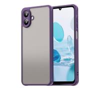 ESHUYI Coque Mate pour Samsung Galaxy A07 4G - Housse Antichoc Ultra Mince en PC Translucide Givrée, Bord TPU Souple, Anti-Traces de Doigts - Violet