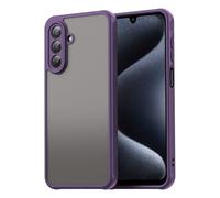 ESHUYI Coque Mate pour Samsung Galaxy A17 5G - Housse Antichoc Ultra Mince en PC Translucide Givrée, Bord TPU Souple, Anti-Traces de Doigts - Violet
