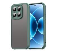 ESHUYI Coque Mate pour Xiaomi 17 - Housse Antichoc Ultra Mince en PC Translucide Givrée, Bord TPU Souple, Anti-Traces de Doigts - Vert