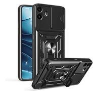 ESHUYI® Coque pour Nothing CMF Phone 1 avec Lentille Coulissante Couverture et Support Rotatif, Anti-Chute Étui Housse Compatible avec Support De Voiture Magnétique, Noir