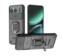 ESHUYI® Coque pour OnePlus Nord 4 5G avec Lentille Coulissante Couverture et Support Rotatif, Anti-Chute Étui Housse Compatible avec Support De Voiture Magnétique, Noir