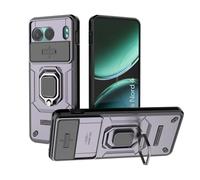 ESHUYI® Coque pour OnePlus Nord 4 5G avec Lentille Coulissante Couverture et Support Rotatif, Anti-Chute Étui Housse Compatible avec Support De Voiture Magnétique, Violet