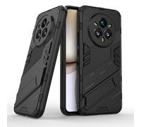 ESHUYI Coque pour Realme 14 Pro Plus(Pro+) avec Support Invisible [Qualité Militaire Anti-Chute Protection] [Fonction de Support de Voiture magnétique] Étui PC et TPU, Noir