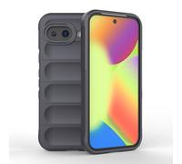 ESHUYI Coque Silicone Liquide pour Google Pixel 10a (Gris Foncé) avec Protection Anti-germes et Doublure Douce en Microfibre, Housse Full Body Protection Étui Antichoc