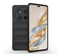 ESHUYI® Coque Silicone Liquide pour Honor Magic7 Lite 5G/X9c 5G (Noir) avec Protection Anti-germes et Doublure Douce en Microfibre, Housse Full Body Protection Étui Antichoc