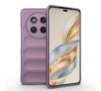 ESHUYI® Coque Silicone Liquide pour Honor Magic7 Lite 5G/X9c 5G (Violet Clair) avec Protection Anti-germes et Doublure Douce en Microfibre, Housse Full Body Protection Étui Antichoc