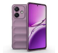 ESHUYI® Coque Silicone Liquide pour Oppo A40/OPPO A40m/A3/A3x (Violet Clair) avec Protection Anti-germes et Doublure Douce en Microfibre, Housse Full Body Protection Étui Antichoc
