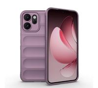 ESHUYI Coque Silicone Liquide pour Oppo Reno14 F/Reno14 FS (Violet Clair) avec Protection Anti-germes et Doublure Douce en Microfibre, Housse Full Body Protection Étui Antichoc