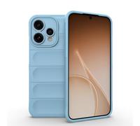 ESHUYI Coque Silicone Liquide pour Oppo Reno15 (Bleu Clair) avec Protection Anti-germes et Doublure Douce en Microfibre, Housse Full Body Protection Étui Antichoc