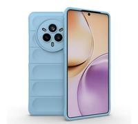 ESHUYI® Coque Silicone Liquide pour Realme 14 Pro 5G (Bleu Clair) avec Protection Anti-germes et Doublure Douce en Microfibre, Housse Full Body Protection Étui Antichoc