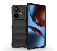 ESHUYI Coque Silicone Liquide pour Realme GT 7T 5G/Realme GT 7 5G (Noir) avec Protection Anti-germes et Doublure Douce en Microfibre, Housse Full Body Protection Étui Antichoc