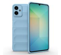 ESHUYI® Coque Silicone Liquide pour Samsung Galaxy A06 (Bleu Clair) avec Protection Anti-germes et Doublure Douce en Microfibre, Housse Full Body Protection Étui Antichoc