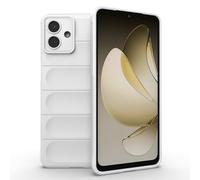 ESHUYI Coque Silicone Liquide pour Samsung Galaxy A07 4G (Blanc) avec Protection Anti-germes et Doublure Douce en Microfibre, Housse Full Body Protection Étui Antichoc