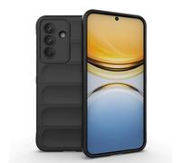 ESHUYI Coque Silicone Liquide pour Samsung Galaxy A37 (Noir) avec Protection Anti-germes et Doublure Douce en Microfibre, Housse Full Body Protection Étui Antichoc