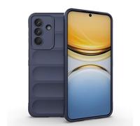 ESHUYI Coque Silicone Liquide pour Samsung Galaxy A57 (Bleu Foncé) avec Protection Anti-germes et Doublure Douce en Microfibre, Housse Full Body Protection Étui Antichoc